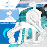 KESSER® Zwembadhaspel - Zwembadopwinder - 1,05m-6,15m